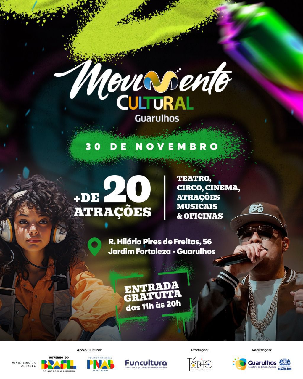 Jardim fortaleza sedia edição do movimento cultural guarulhos neste domingo