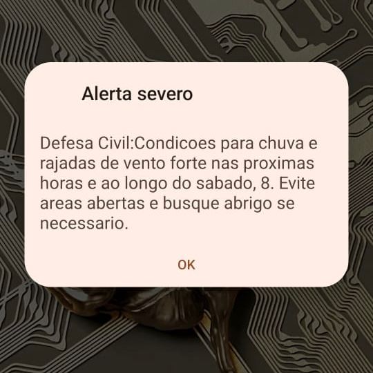 Defesa civil alerta para temporais e ventos fortes em guarulhos