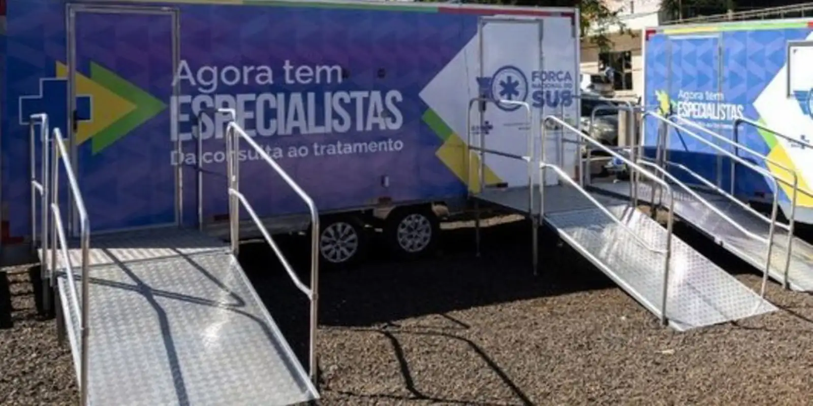 Consultórios móveis levam atendimento médico a rio bonito do iguaçu