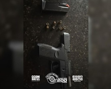 Homem é detido com arma e sinais de embriaguez em guarulhos